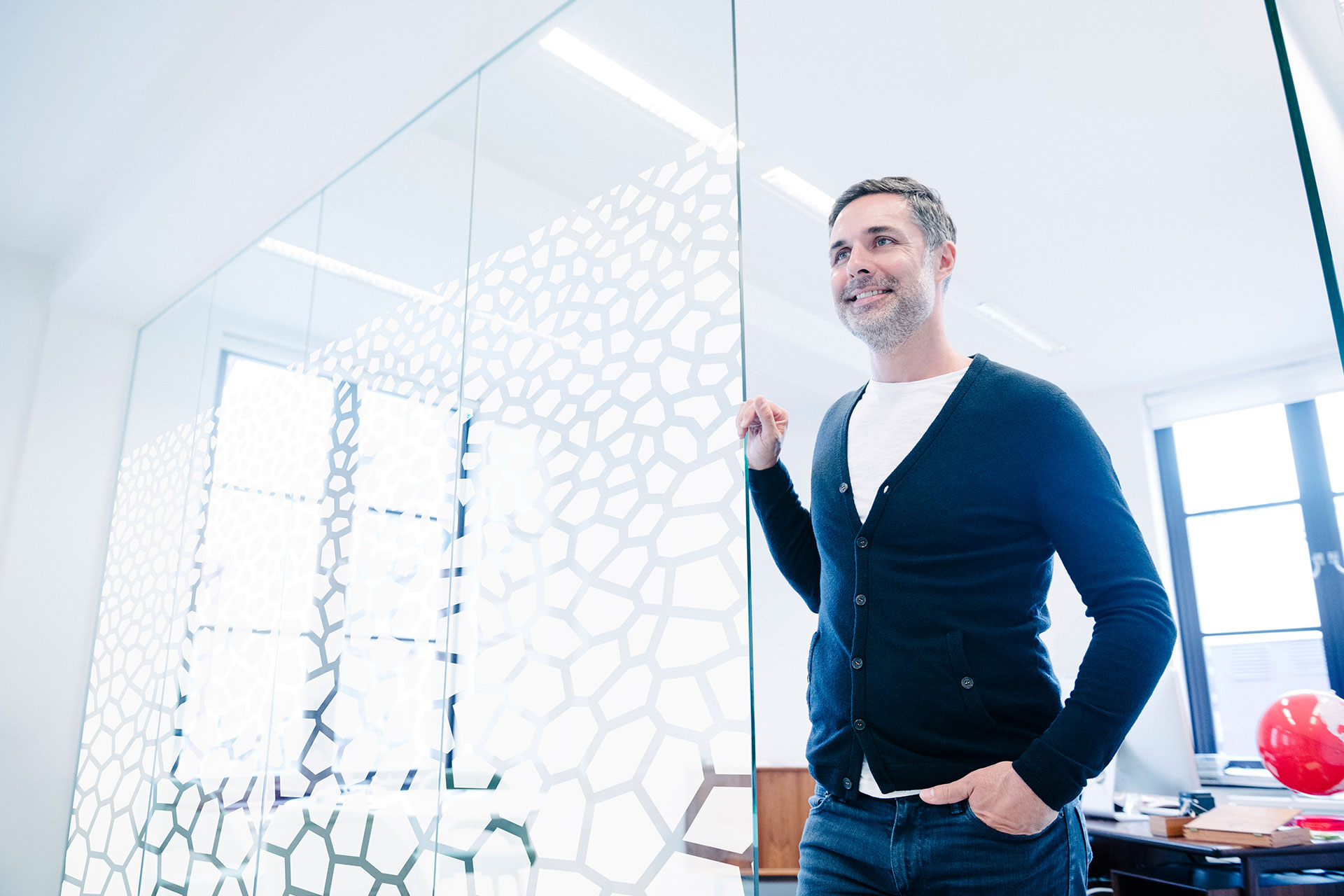 GF Ice Breeze / Sichtschutzfolie 1 GF Ice Breeze Dekorfolie