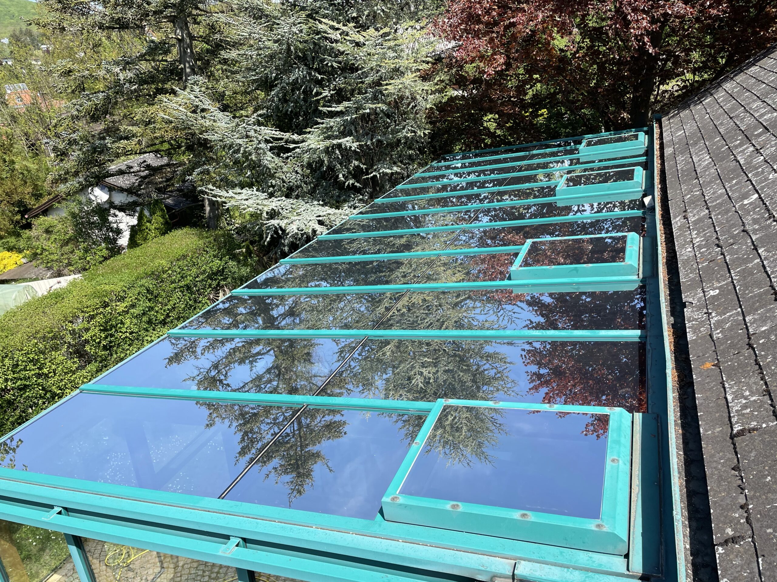 GF Chrome 20 RK-EX Sonnenschutzfolie für Schrägverglasungen 7 GF Chrome RK-20 EX