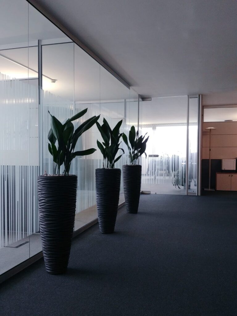 Sichtschutzfolie Büro Linz 1