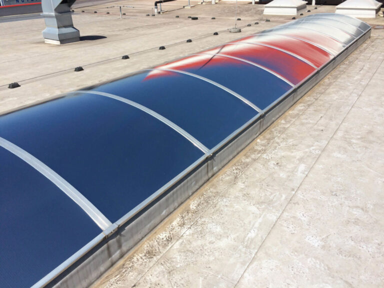 Sonnenschutzfolie Hallendach 1