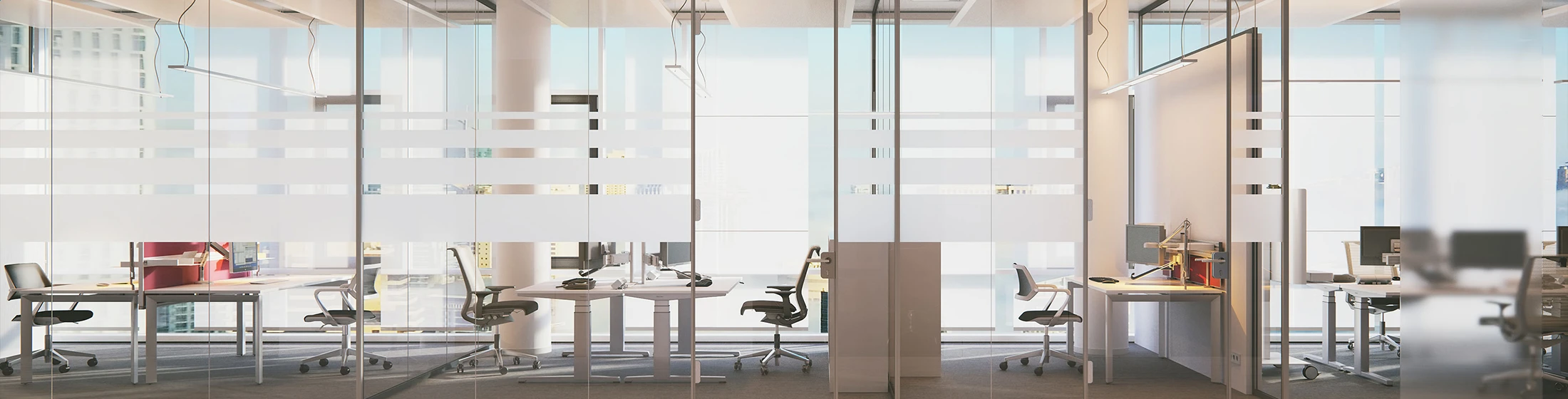 banner buero sichtschutz